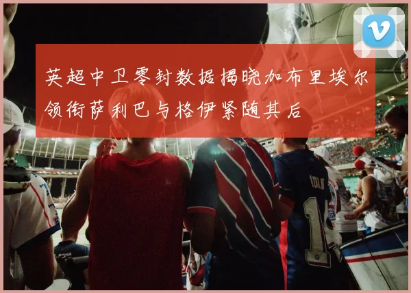 英超中卫零封数据揭晓加布里埃尔领衔萨利巴与格伊紧随其后